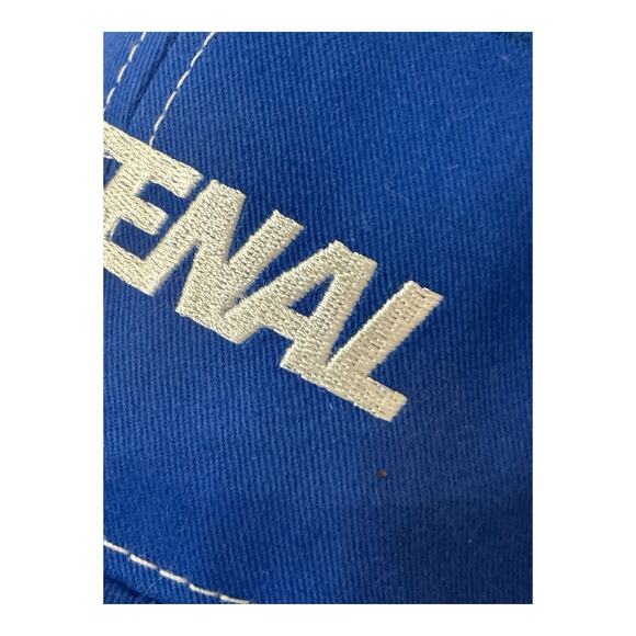 New Fastenal Baseball Cap Hat Adjustable Strapback Blue White Stitch 100% Cotton - Picture 6 of 9